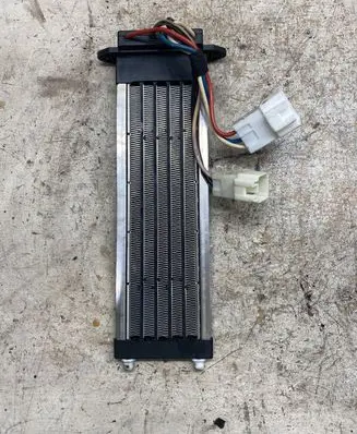 Electric cabin heater radiator