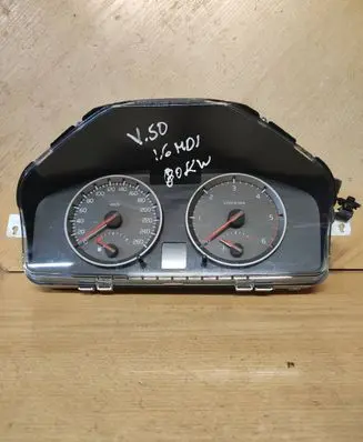 Volvo V50 Speedometer (instrument cluster) 30786344 69594880T 8602879