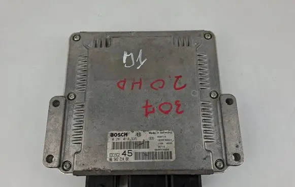Peugeot 307 Engine control unit/module 9650221480 0281010935