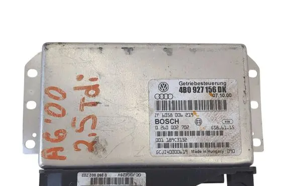 Audi A6 S6 C5 4B Gearbox control unit/module 4B0927156DK 0260002702 ZF6058006219