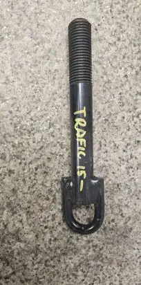 Towing hook eye