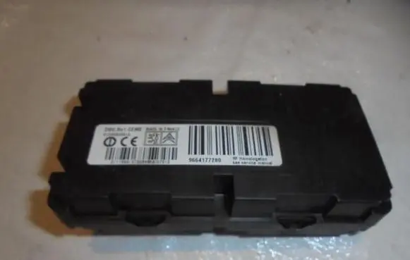 Peugeot 308 Tire pressure control unit 