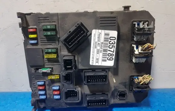 Peugeot 407 SAM control unit 9655221280