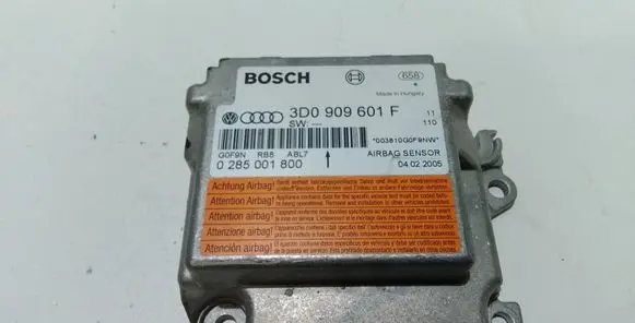 Volkswagen Touareg I Airbag control unit/module 3D0909601F 0285001800