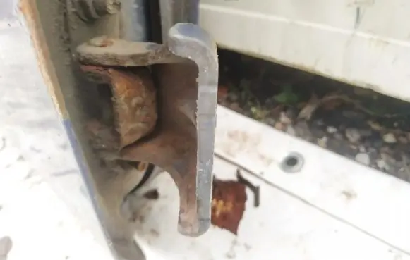 Nissan Micra Front door upper hinge