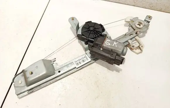 Sliding door window regulator with motor