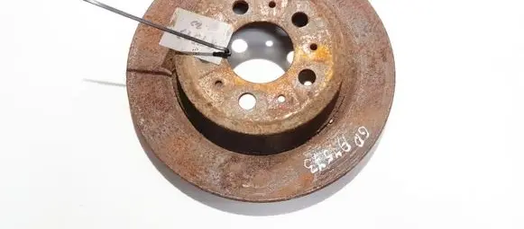 Volvo S80 Rear brake disc neventiliuojamas