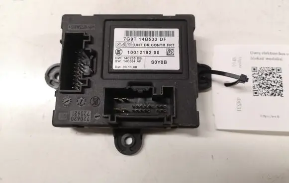 Jaguar XF Door control unit/module 7G9T14B533 1001219200 S0Y0B