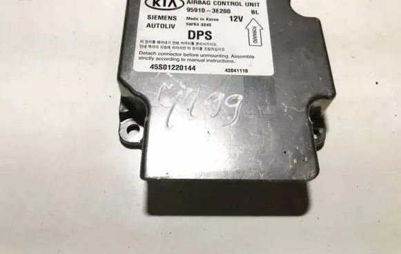 KIA Sorento Airbag control unit/module 959103e200 95910-3e200