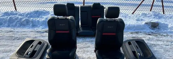 Dodge Challenger Seat and door cards trim set 68258976
