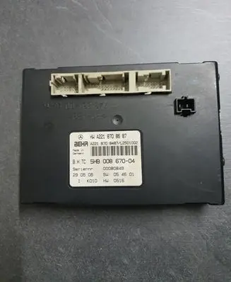 Mercedes-Benz S W221 Air conditioning/heating control unit A2218708687 A2218708487 L2501002
