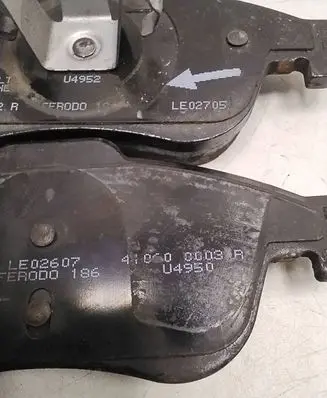 Renault Megane III Brake pads (front) 410600002R