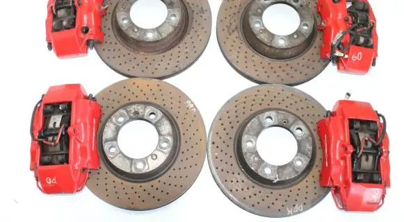 Porsche 997 Brake discs and calipers set 