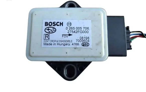 Subaru Forester SH ESP acceleration yaw rate sensor 0265005706 27542FG000