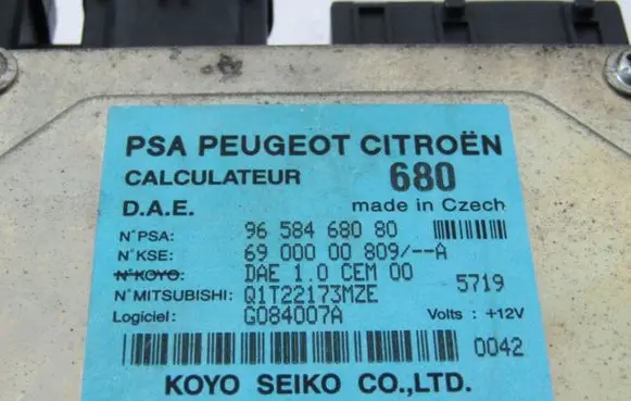 Citroen C2 Other control units/modules 9658468080