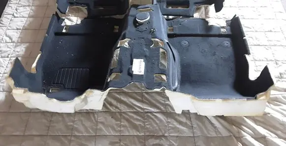 BMW 5 F10 F11 Front floor carpet liner 7343059 734305904