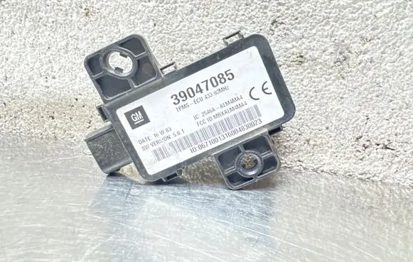 Opel Insignia A Tire pressure control unit 39047085 43392MHZ 2546AALM4MA4