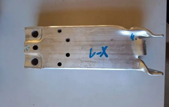 Front bumper shock/impact absorber