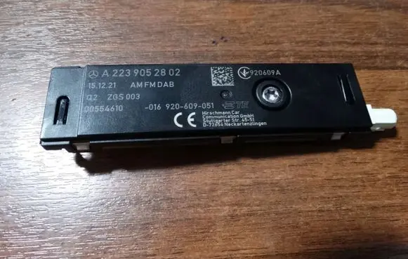 Mercedes-Benz S W223 Trunk lid opening control unit 