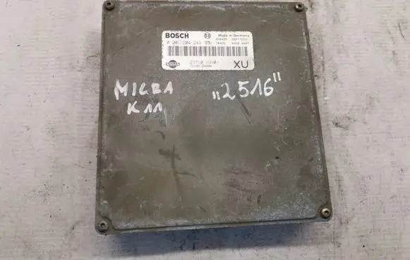 Nissan Micra Engine control unit/module 0261204243 26RT7253 1U10124400