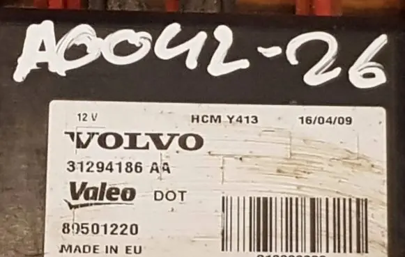 Volvo XC60 Xenon control unit/module 31294186AA 89501220