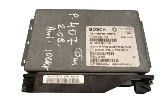 Peugeot 407 Gearbox control unit/module 0260002923 9643926680 ZF6058001142