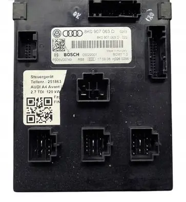 Audi A4 S4 B8 8K Comfort/convenience module 8K0907063D