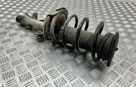 Front shock absorber with coil spring