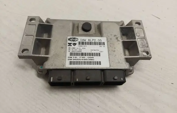 Citroen C4 I Engine control unit/module Iaw6lp205 9665486380