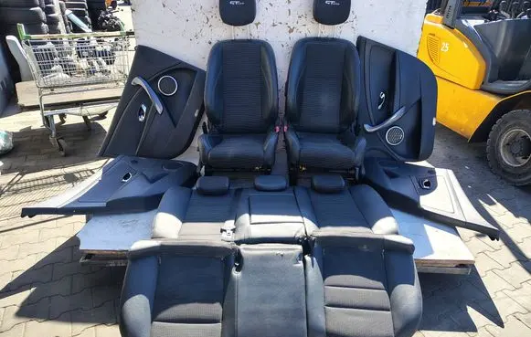 Renault Megane III Seat and door cards trim set 