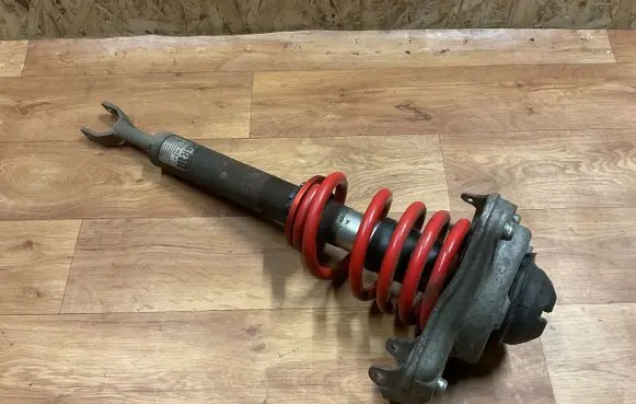 Audi A6 S6 C6 4F Front shock absorber with coil spring 4F0412377