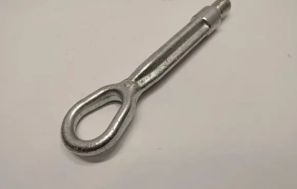 Towing hook eye