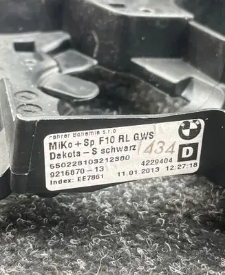 BMW 5 F10 F11 Armrest 9216870