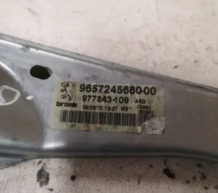 Peugeot 308 Rear door manual window regulator 965724568000 977843109