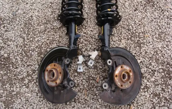 Volvo XC60 Front shock absorber with coil spring 31277626