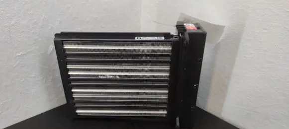 Electric cabin heater radiator