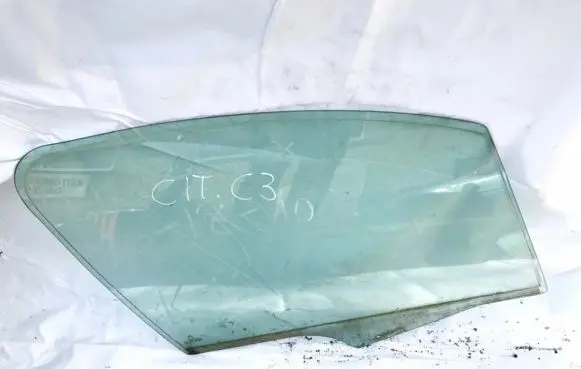 Citroen C3 Front door window glass four-door