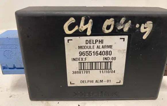 Citroen C4 I Alarm control unit/module 9655164080 38081701
