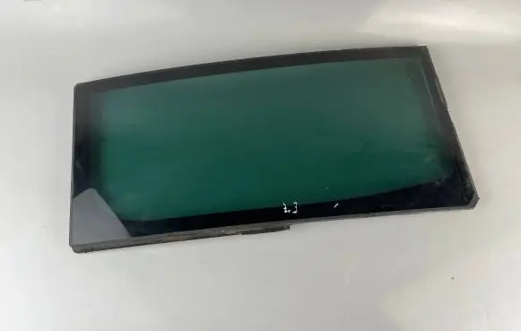 Rear vent window glass