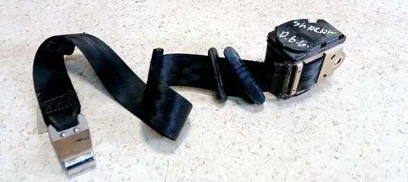Volkswagen Sharan Third row seat belt 7M0857816E 0416120 560196600