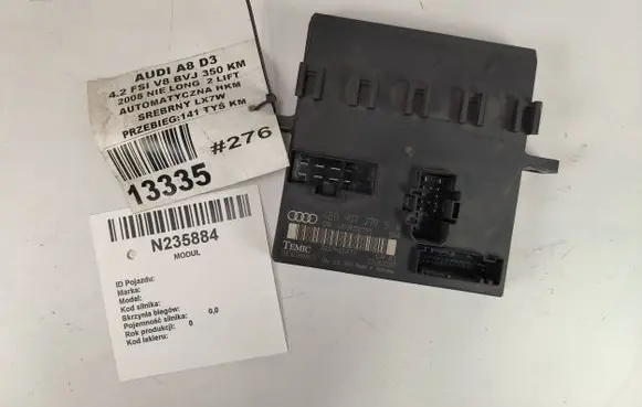 Audi A8 S8 D3 4E Comfort/convenience module 4E0907279S 4E0910279S 00007898C2