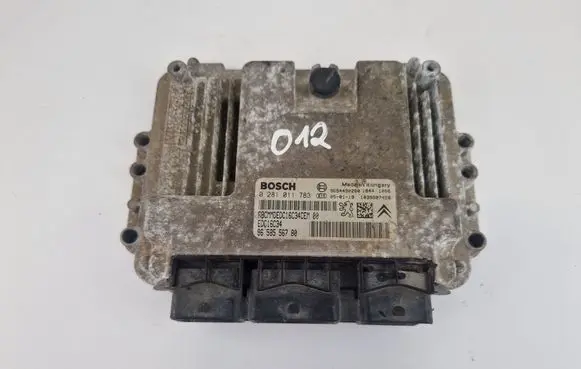 Peugeot 206 Engine control unit/module 9658556780 0281011783