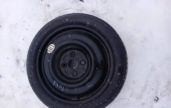 Toyota Yaris R15 spare wheel 