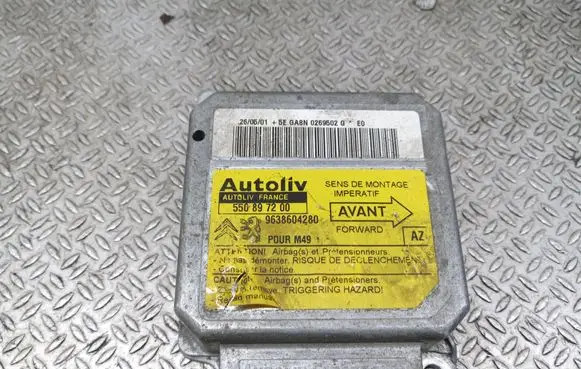 Citroen Berlingo Airbag control unit/module 9638604280