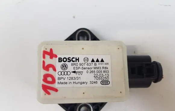 Audi A5 8T 8F ESP acceleration yaw rate sensor 8R0907637B
