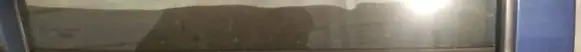 Opel Agila B Rear door glass trim molding