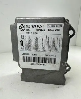 Volkswagen Golf V Airbag control unit/module 1K0909605T 5WK43412 05H020S2300