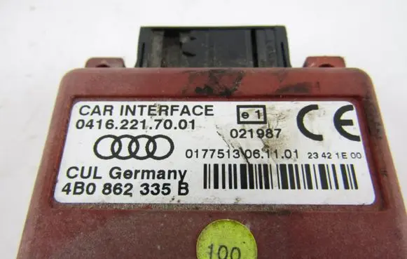 Audi A6 S6 C5 4B Other control units/modules 4B0862335B