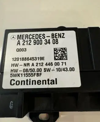 Mercedes-Benz E W212 Fuel injection pump control unit/module A2129003408 5WK11555FBF 120188645319E