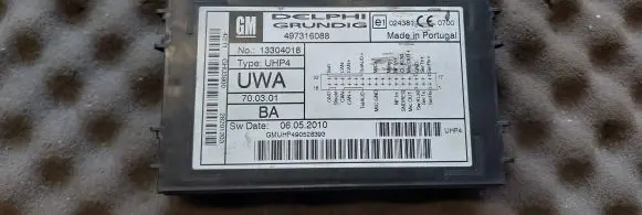 Opel Corsa D Bluetooth control unit module 13304018 497316088